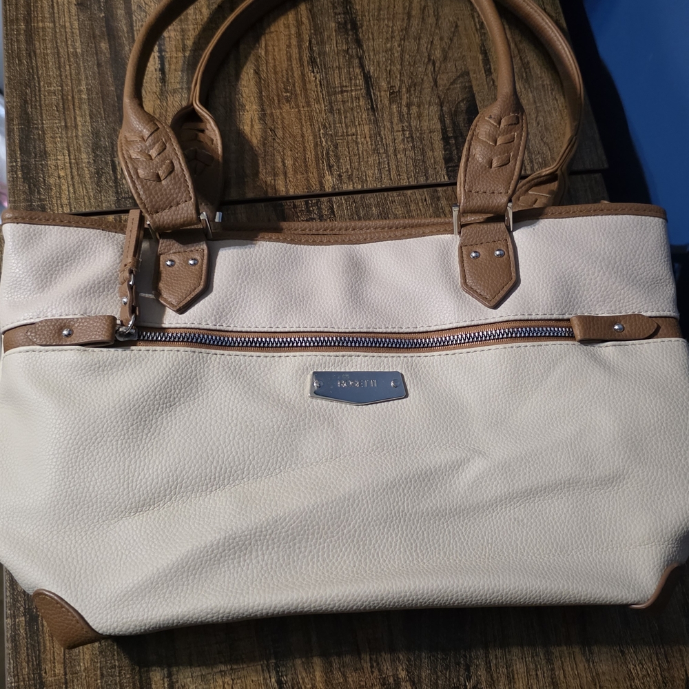 Rosetti Beige and Brown Women Bag